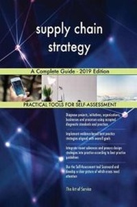 Abbildung von: supply chain strategy A Complete Guide - 2019 Edition - 5STARCooks