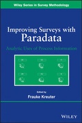 Cover: Improving Surveys with Paradata - Wiley