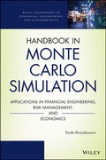 Cover: Handbook in Monte Carlo Simulation - Wiley