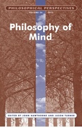 Cover: Philosophy of Mind, Volume 26 - Wiley