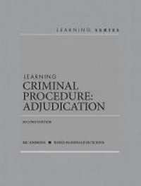 Enlarge image Cover: Learning Criminal Procedure - West Academic Press