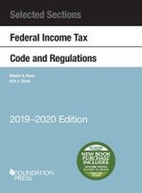 Enlarge image Cover: Selected Sections Federal Income Tax Code and Regulations, 2019-2020 - West Academic Press