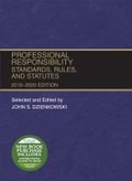 Cover: Professional Responsibility, Standards, Rules and Statutes, 2019-2020 - West Academic Press
