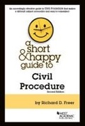 Cover: A Short & Happy Guide to Civil Procedure - West Academic Press