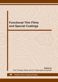 Cover: Functional Thin Films and Special Coatings - Trans Tech Publications Ltd