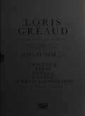Cover: Loris Gr&eacute;aud - Hatje Cantz Verlag