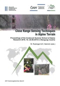 Cover: Close Range Sensing Techniques in Alpine Terrain - Verlag der &ouml;sterreichischen Akademie der Wissenschaften