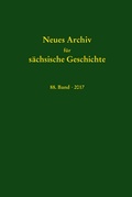 Cover: Neues Archiv f&uuml;r s&auml;chsische Geschichte, 88. Band (2017) - Verlag PH.C.W. SCHMIDT bei Rudolph Druck