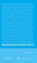 Abbildung von: Demokratischer Konföderalismus - SeitenHieb-Verlag