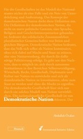 Abbildung von: Demokratische Nation - SeitenHieb-Verlag