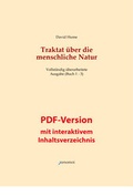 Cover: Traktat &uuml;ber die menschliche Natur. Buch 1 - 3 (PDF-Version / vollst&auml;ndige Ausgabe) - Xenomoi Verlag