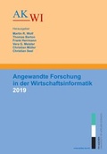 Cover: Angewandte Forschung in der Wirtschaftsinformatik 2019 - mana-Buch