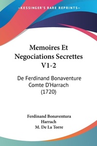 Abbildung von: Memoires Et Negociations Secrettes V1-2 - Kessinger Publishing Co