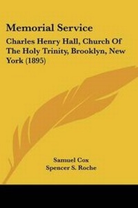 Enlarge image Cover: Memorial Service - Kessinger Publishing