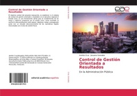 Abbildung von: Control de Gestión Orientada a Resultados - Editorial Académica Española