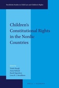 Cover: Children's Constitutional Rights in the Nordic Countries - Martinus Nijhoff