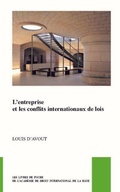 Cover: L'entreprise et les conflits internationaux de lois - Martinus Nijhoff