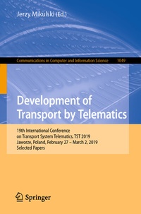 Abbildung von: Development of Transport by Telematics - Springer