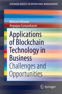 Enlarge image Cover: Applications of Blockchain Technology in Business - Springer