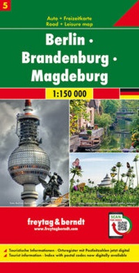 Abbildung von: Berlin - Brandenburg - Magdeburg, Autokarte 1:150.000, Blatt 5 - Freytag-Berndt und ARTARIA