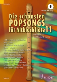 Abbildung von: Die schönsten Popsongs für Alt-Blockflöte - Schott Music