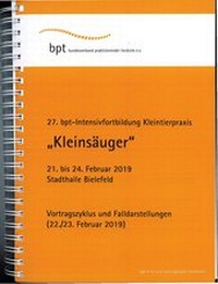 Abbildung von: 27. bpt-Intensivfortbildung Kleintierpraxis (2019): Kleinsäuger - BPT Akademie