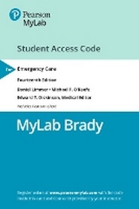 Abbildung von: MyLab BRADY with Pearson eText Access Card for Emergency Care - Pearson