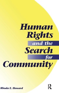 Enlarge image Cover: Human Rights And The Search For Community - Routledge