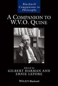 Cover: A Companion to W. V. O. Quine - Wiley-Blackwell
