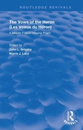 Cover: A Middle French Vowing Poem - Routledge