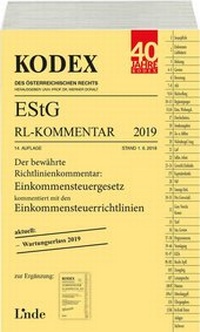 Abbildung von: KODEX EStG Richtlinien-Kommentar 2019 - Linde