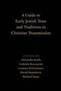 Cover: A Guide to Early Jewish Texts and Traditions in Christian Transmission - Oxford University Press Inc