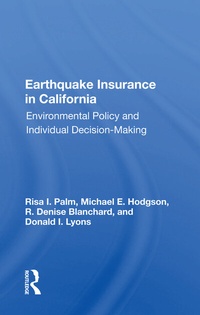 Enlarge image Cover: Earthquake Insurance In California - Routledge