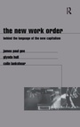 Cover: The New Work Order - Routledge