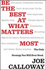 Cover: Be the Best at What Matters Most - Wiley