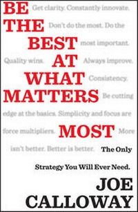 Enlarge image Cover: Be the Best at What Matters Most - Wiley