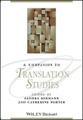 Cover: A Companion to Translation Studies - Wiley