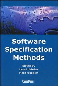 Enlarge image Cover: Software Specification Methods - Wiley-ISTE
