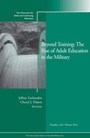 Cover: Beyond Training - Jossey-Bass