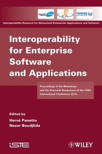 Enlarge image Cover: Interoperability for Enterprise Software and Applications - Wiley-ISTE
