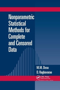 Enlarge image Cover: Nonparametric Statistical Methods For Complete and Censored Data - Chapman & Hall/CRC