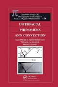 Cover: Interfacial Phenomena and Convection - Chapman & Hall/CRC