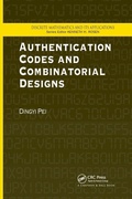Cover: Authentication Codes and Combinatorial Designs - Chapman & Hall/CRC