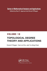 Enlarge image Cover: Topological Degree Theory and Applications - Chapman & Hall/CRC