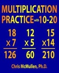 Cover: Multiplication Practice with 10-20 - Zishka Publishing