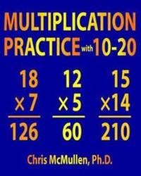 Enlarge image Cover: Multiplication Practice with 10-20 - Zishka Publishing