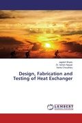 Cover: Design, Fabrication and Testing of Heat Exchanger - LAP Lambert Academic Publishing