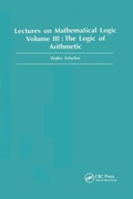 Cover: Logic of Arithmetic - CRC Press
