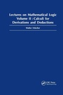 Cover: Lectures on Mathematical Logic, Volume II - CRC Press