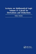 Cover: Lectures on Mathematical Logic, Volume II - CRC Press